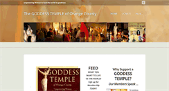 Desktop Screenshot of goddesstempleoc.org